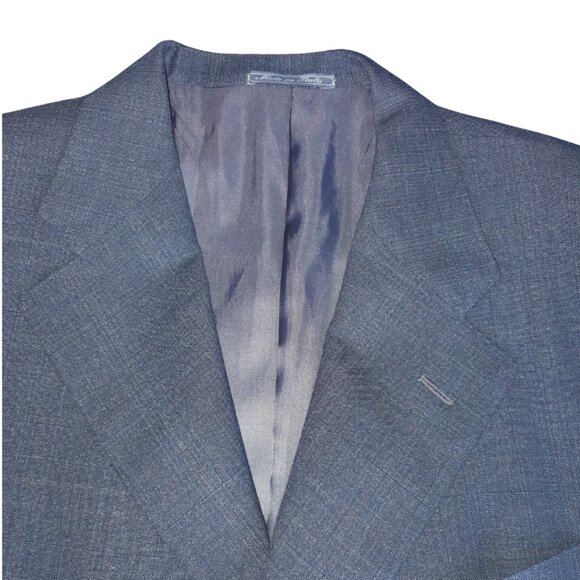 Corneliani Bespoke 40R Charcoal Men's Wool Sport Jacket Super 120s - Picture 3 of 16